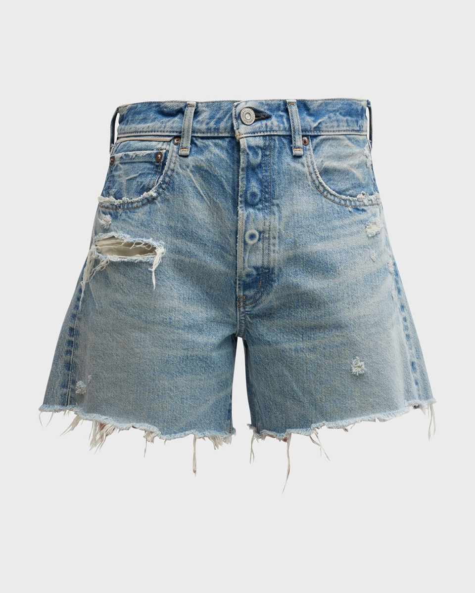 Wheatfield Distressed Denim Shorts